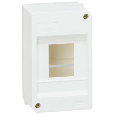 Legrand Щиток накладной Mini S - 4 модуля - белый RAL 9010, 001357