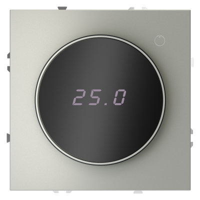 Терморегулятор электронный VOLTUM S70 с индикацией и датчиком, для теплого пола, (сталь), VLS070105