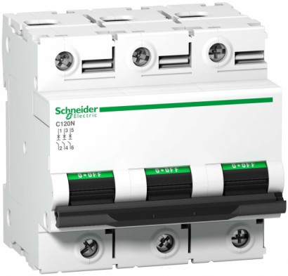 Schneider Electric Acti 9 C120N Автоматический выключатель 3P 80A (C)