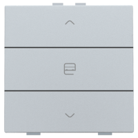 Niko Home Control Серебро Кнопка управления двигателем, 121-51033