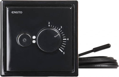 ECOINTRO10FSW - Терморегулятор теплого пола,2300Вт,10А, Intro, черный - Ensto