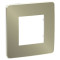 рамка 1-постовая, БРОНЗА/белый