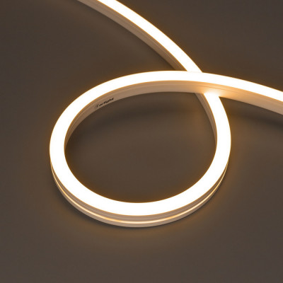 Светодиодная лента герметичная MOONLIGHT-SIDE-A140-12x17mm 24V Warm2700 (9.6 W/m, IP67, 5m, wire x2) (Arlight, Боковой вывод кабеля), 042783
