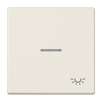 Клавиша для выключателя с подсветкой; слоновая кость, LS990KO5L