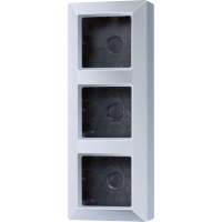 Коробка для накладного монтажа 3-кратная; алюминий, AS583AAL Коробка для накладного монтажа 3-кратная; алюминий, AS583AAL