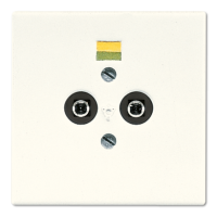 Розетка штепсельная для выравнивания потенциалов; слоновая кость, LS965-2