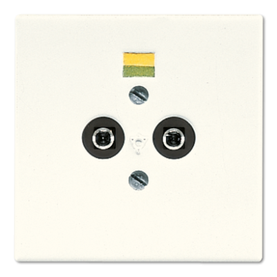 Розетка штепсельная для выравнивания потенциалов; слоновая кость, LS965-2