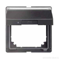 Aquadesign Крышка IP44 с адапт. рамкой и полем для надписи, антр.