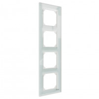 MTN4040-3220 - Schneider Electric Merten SM M-Elegance Стекло Белый Кристалл Рамка 4-ая, Schneider Electric