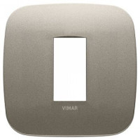 19671.13 - Vimar Накладка Round на 1 модуль шампань матовый