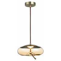 ST LUCE SL6108.303.01 Люстра подвесная ST-Luce Бронза/Янтарный LED 1*10W 3000K