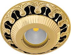 FD1019NEEN Fede Светильник встраиваемый SMALTO ITALIANO, Jet Black