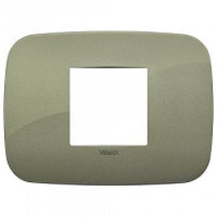 19682.87 - Vimar Накладка ROUND на 2 модуля центрально зеленая