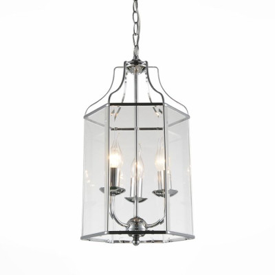 ST LUCE SL228.103.03 Люстра подвесная ST-Luce Хром/Прозрачный E14 3*40W