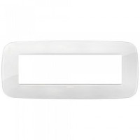 Vimar Накладка ROUND на 7 модулей REFLEX ледяная, 19687.66