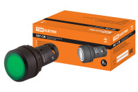 Кнопка с фиксацией SB7-CWL3365-24V(LED) d22мм 1з+1р зеленая TDM Electric, SQ0746-0042 Кнопка с фиксацией SB7-CWL3365-24V(LED) d22мм 1з+1р зеленая TDM Electric, SQ0746-0042