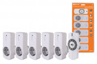 Комплект для беспроводного управления розетками ПУ4-Р1.5 (5 приемников) "Уютный дом" TDM Electric, SQ1508-0206