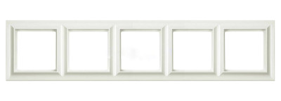 EPS485 - Рамка 5-постов; Eco Profi Standart; термопласт; слоновая кость, Jung