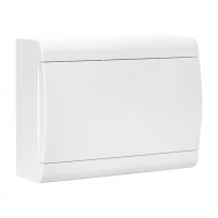 Щит распределительный ЩРН-П-12 (пром, упаковка) белая дверца IP41 Basic, pb-n-12w-bas