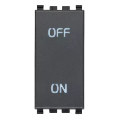 Vimar Выключатель 2P 20AX, серый, 20016