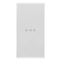 Vimar Клавиша для осевых устройств на 1 модуль, серебро матовое, 20131.N