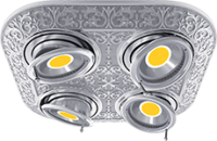 FD1104SCB Fede EMPORIO Светильник круглый с четырьмя поворотными спотами, Bright Chrome