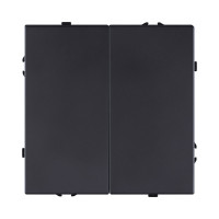 Выключатель 2-клавишный проходной 10А/250В, черный матовый Kollinger Eclipse EC-005BK Выключатель 2-клавишный проходной 10А/250В, черный матовый Kollinger Eclipse EC-005BK