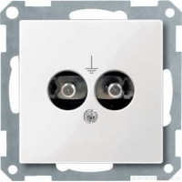 SM Розетка для выравнивания потенциалов, винт. зажимы, бел. SM Розетка для выравнивания потенциалов, винт. зажимы, бел.