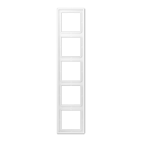 Рамка 5 постов; дюропласт; белый матовый, LS985WWM Рамка 5 постов; дюропласт; белый матовый, LS985WWM