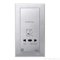 SM Накладка на розетку для эл. бритв арт.№ SCMTN213300, алюм. SM Накладка на розетку для эл. бритв арт.№ SCMTN213300, алюм.