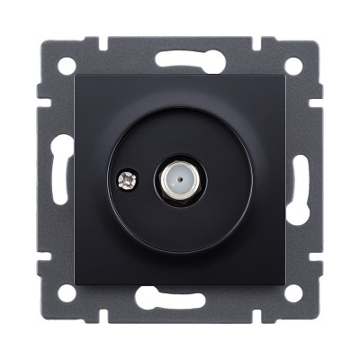 Розетка спутниковая SAT, черный Kollinger REA-020BK для Aspekt, Eleganz, Reflex