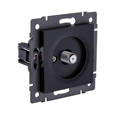 Розетка спутниковая SAT, черный Kollinger REA-020BK для Aspekt, Eleganz, Reflex