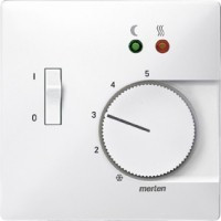 SD Накладка для мех-зма терморегулятора пола с выкл. SCMTN537100, полярно-бел.