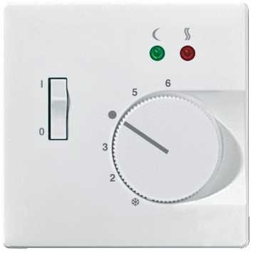 SD Накладка для мех-зма терморегулятора пола с выкл. SCMTN537100, полярно-бел.