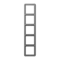 Рамка для вертикальной и горизонтальной установки ударопрочная, 5-кратная; серая, CD585WUGR Рамка для вертикальной и горизонтальной установки ударопрочная, 5-кратная; серая, CD585WUGR