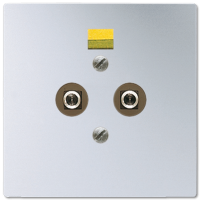 Штепсельная розетка для выравнивания потенциалов; алюминий, AL2965-2