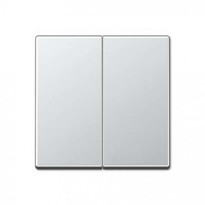 Клавиша для двойного выключателя; алюминий, EP495AL