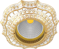 FD1008ROP Fede Светильник Lucca, Gold White Patina