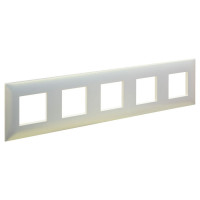 4420900 - ДКС Рамка ARTLEBEDEV, "Avanti", "Белый жемчуг", 5 постов