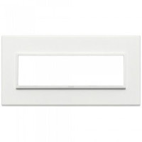 Vimar Накладка Eikon Evo на 7 модулей, белая полностью, 21657.17