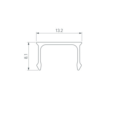 Экран ARH-CEIL-BEVEL-2000 OPAL (Arlight, Пластик), 035642