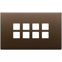 Vimar Накладка плоская, 4 модуля на 8 кнопок, темная бронза, 22694.12