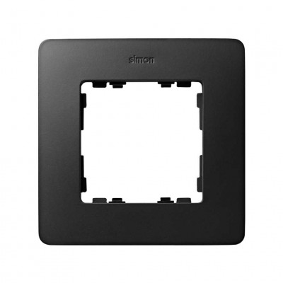 Simon S82Detail Рамка 1-ная, алюминий - графит, 8200610-238