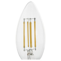 12541 Лампа светодиод C35, 6W(E14), 806lm, 2700K, прозрачный