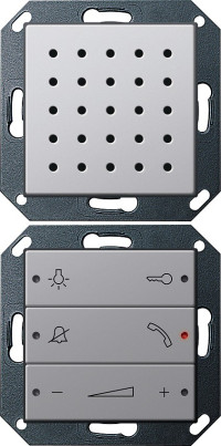 Квартирная станция скрытого монтажа с переговорным устройством