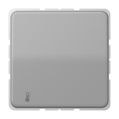 KNX-регулятор с шинным сопряжением без ручки для установки температуры; серый, CD2178ORTSGR