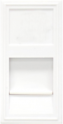 Donel Розетка DEC RJ45 UTP кат.6, 1мод., бел. (22.5х45мм), DECF12W6