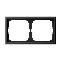 GAL001002 - ARTGALLERY 2-постовая РАМКА, универсальная, КАРБОН, Systeme Electric