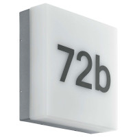 97289 Уличный светод. светильник настенно-потол. СORNALE с ф-ей день/ночь, 1х8,2W(LED), 215х215, пла