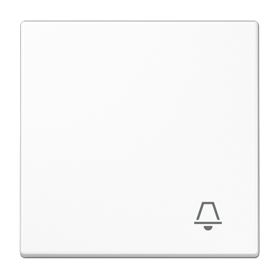 Клавиша для  выключателя с символом "звонок"; белая, LS990KWW